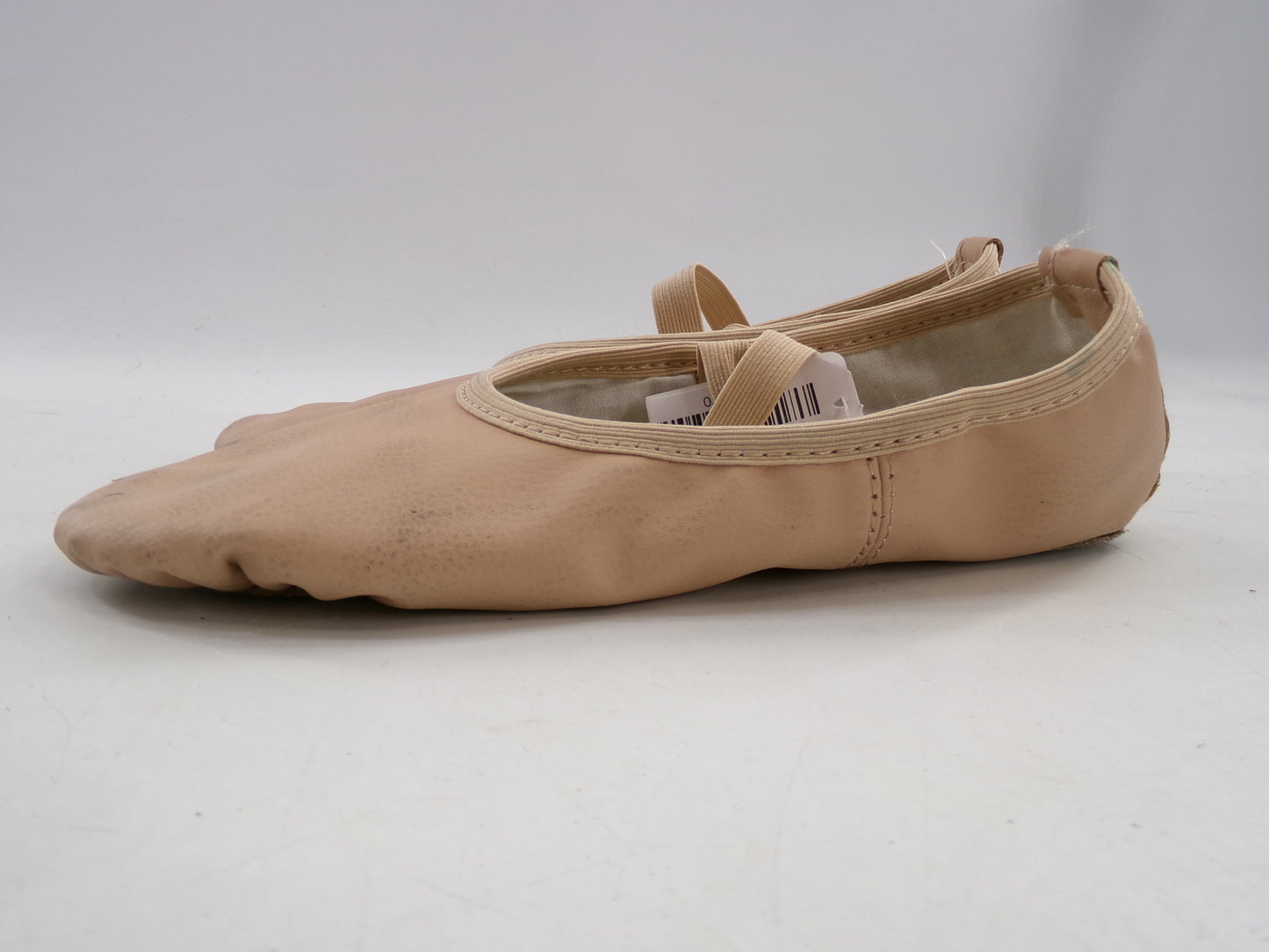 Pre-Owned Ballet Shoes Stelle Youth 4M Leather Double Strap Split Sole