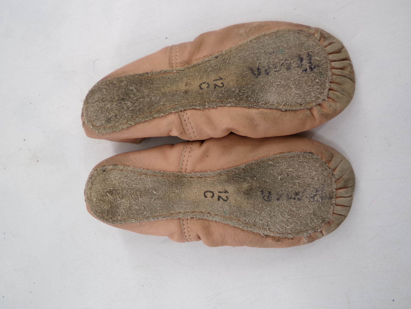 Pre-Owned Ballet Shoes Dancing Fair Big Kids 12 Leather Full Sole