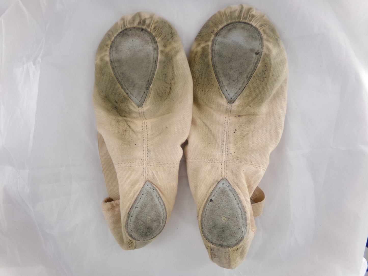 Pre-Owned Ballet Shoes Dancing Fair Adult 9M Canvas  Split Sole