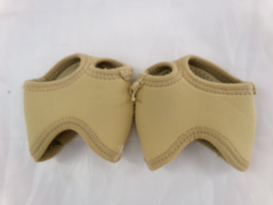 Pre-Owned Foot Undeez Danz N Motion Neoprene Tan Medium Contemporary