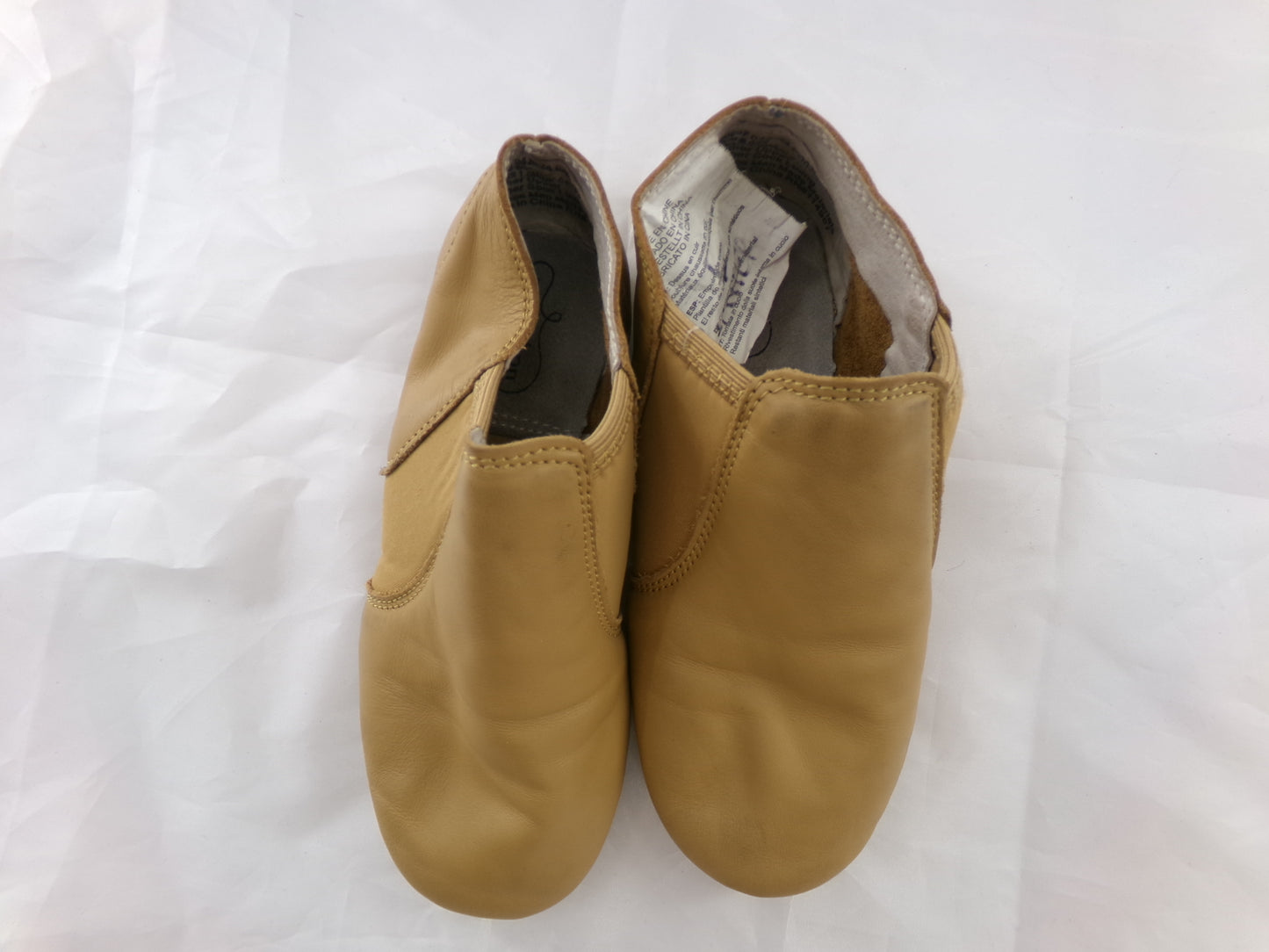 Pre-Owned Jazz Shoes Revolution 656 Child 1M Pull On Leather Split Sole