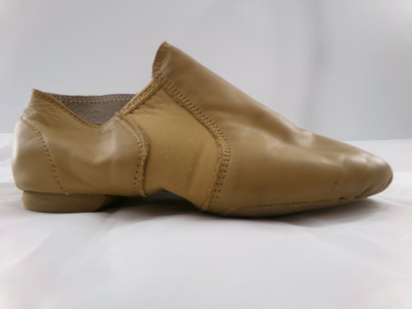 Pre-Owned Jazz Shoes Revolution 656 Child 1M Pull On Leather Split Sole