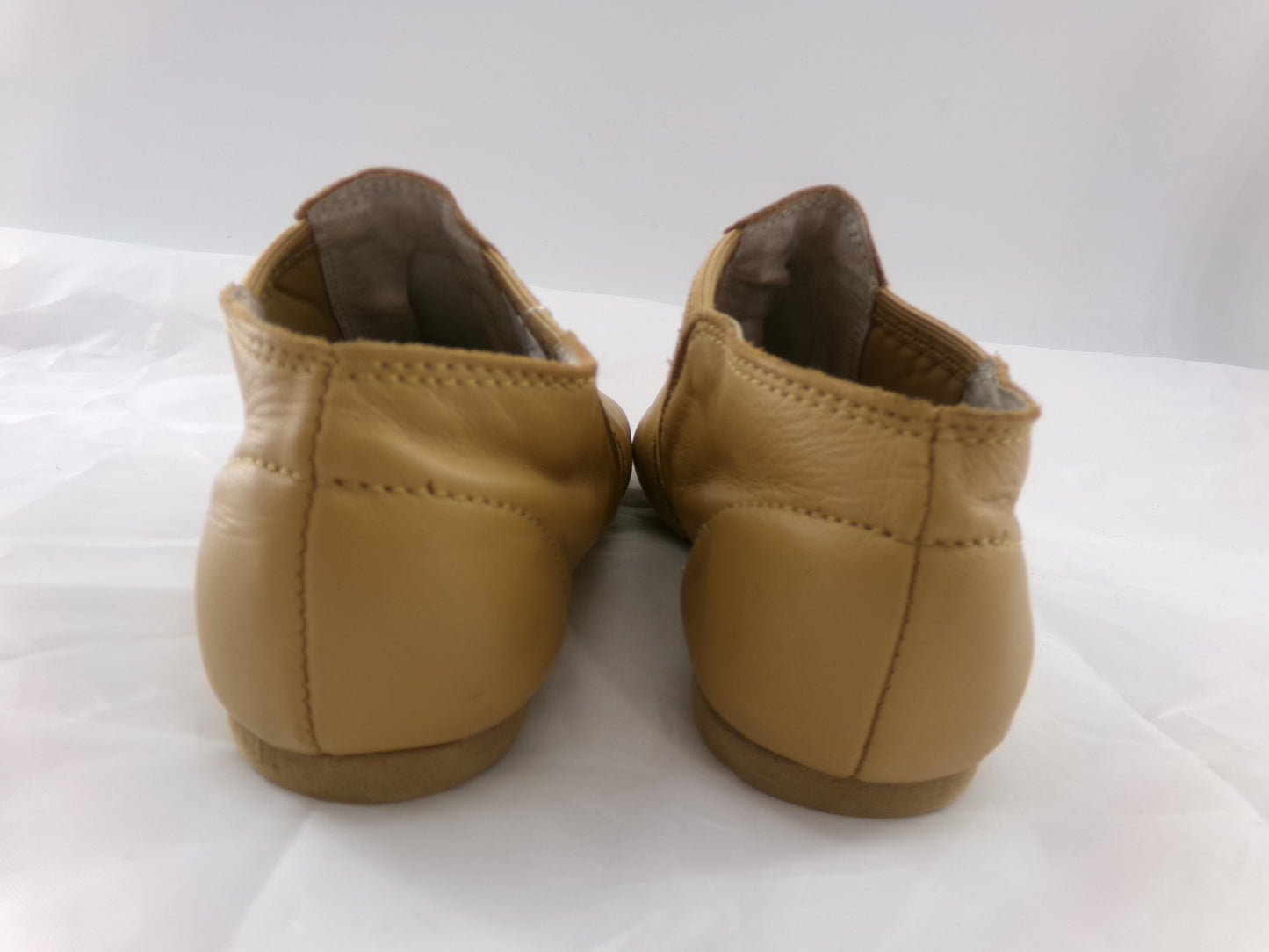 Pre-Owned Jazz Shoes Revolution 656 Child 1M Pull On Leather Split Sole