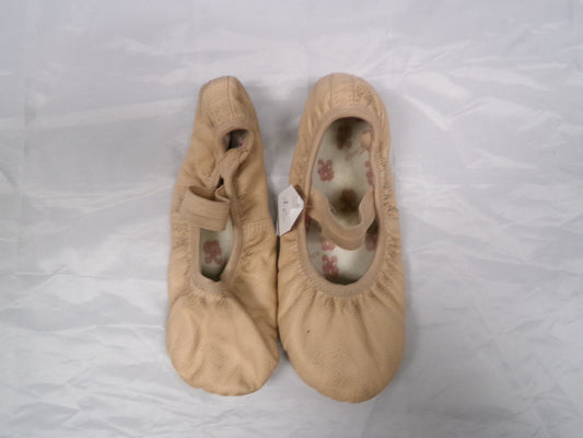 Pre-Owned Ballet Shoes SoDanca Toddler 11.5A Pull On Leather Single Strap Full Sole