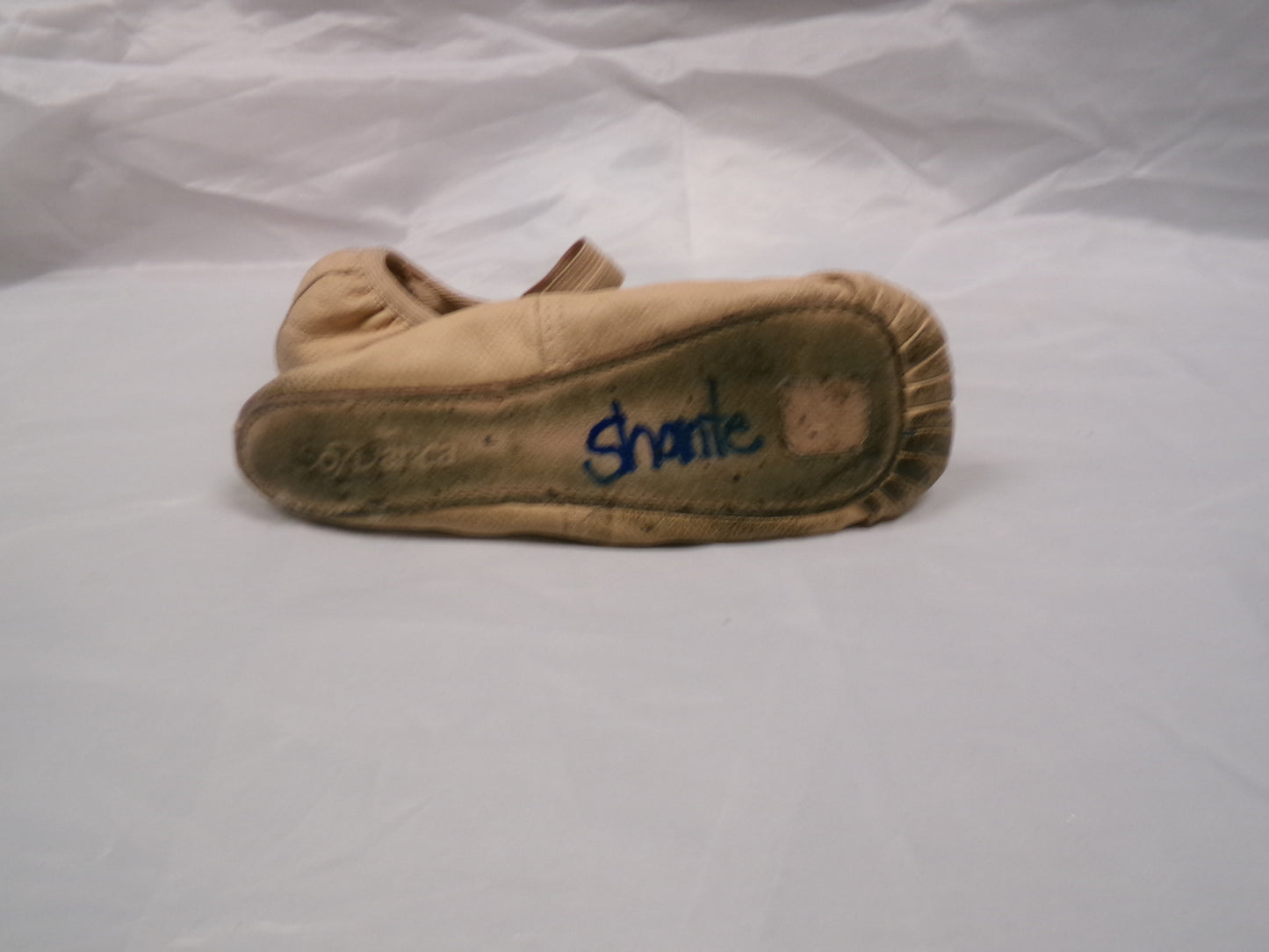 Pre-Owned Ballet Shoes SoDanca Toddler 11.5A Pull On Leather Single Strap Full Sole
