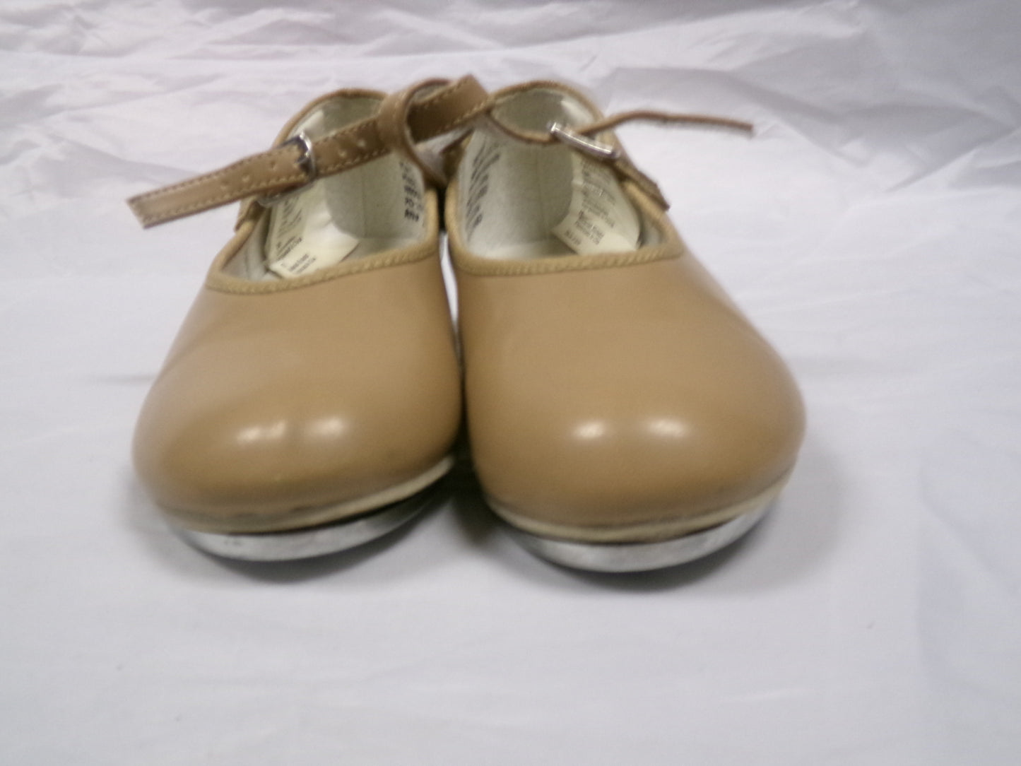 Pre-Owned Tap Shoes Revolution Style 826 1.5M Child Mary Jane Buckle Tan