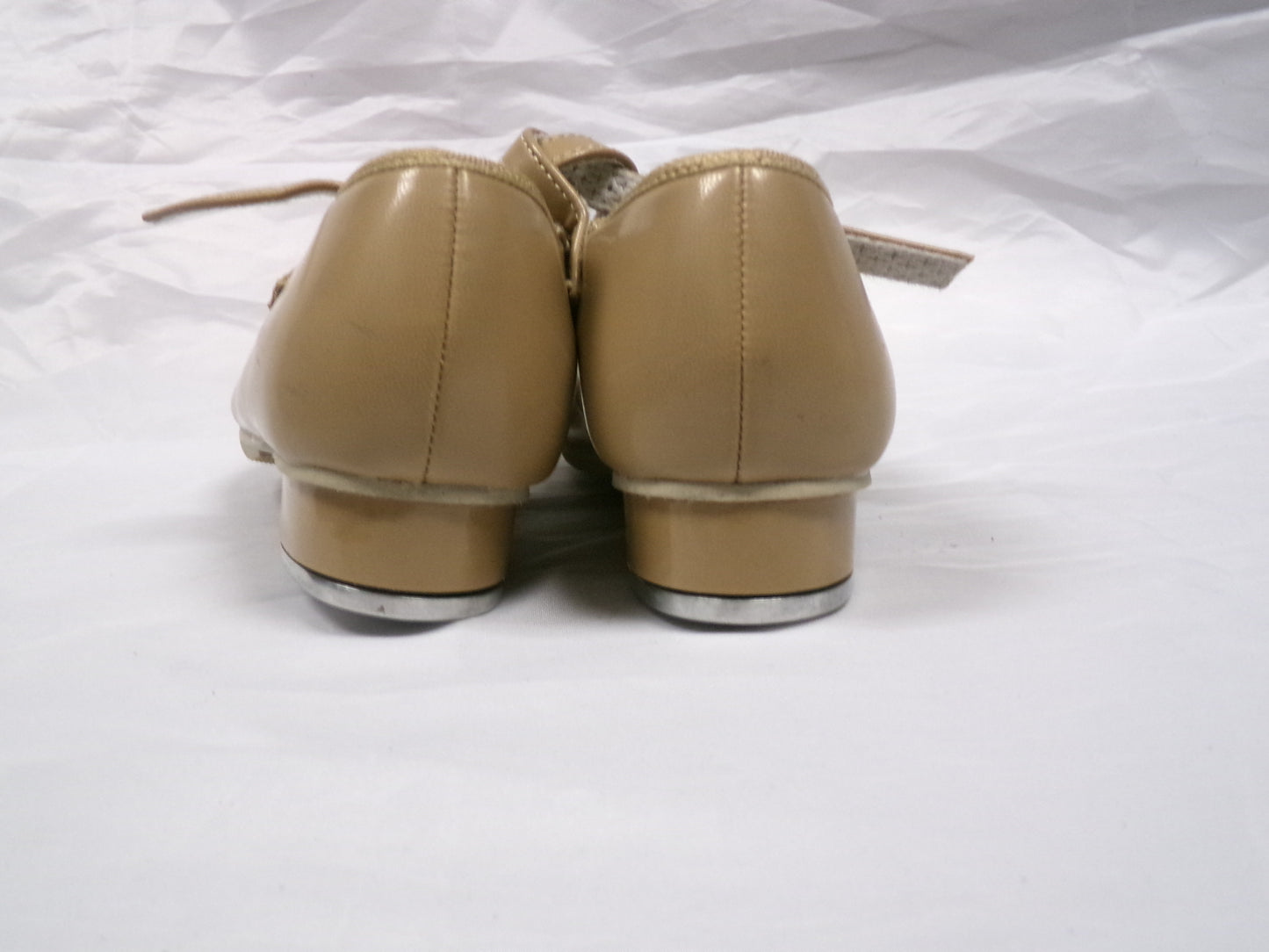 Pre-Owned Tap Shoes Revolution Style 826 1.5M Child Mary Jane Buckle Tan
