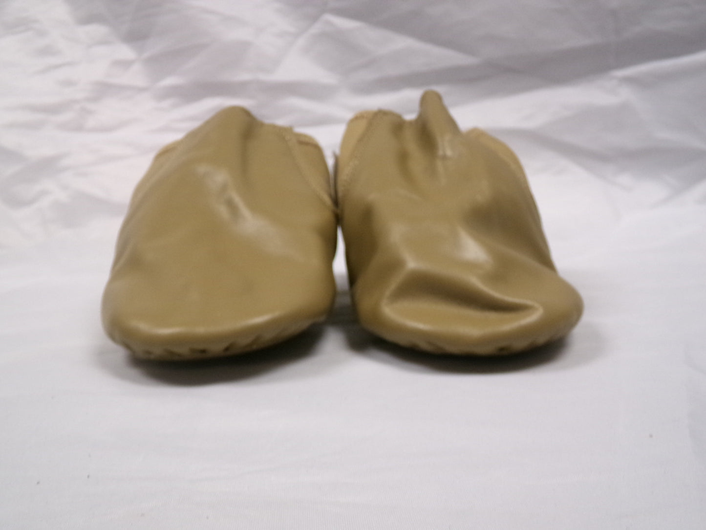 Pre-Owned Jazz Shoes Generic Youth 3M Slip On Leather Slip On Split Sole