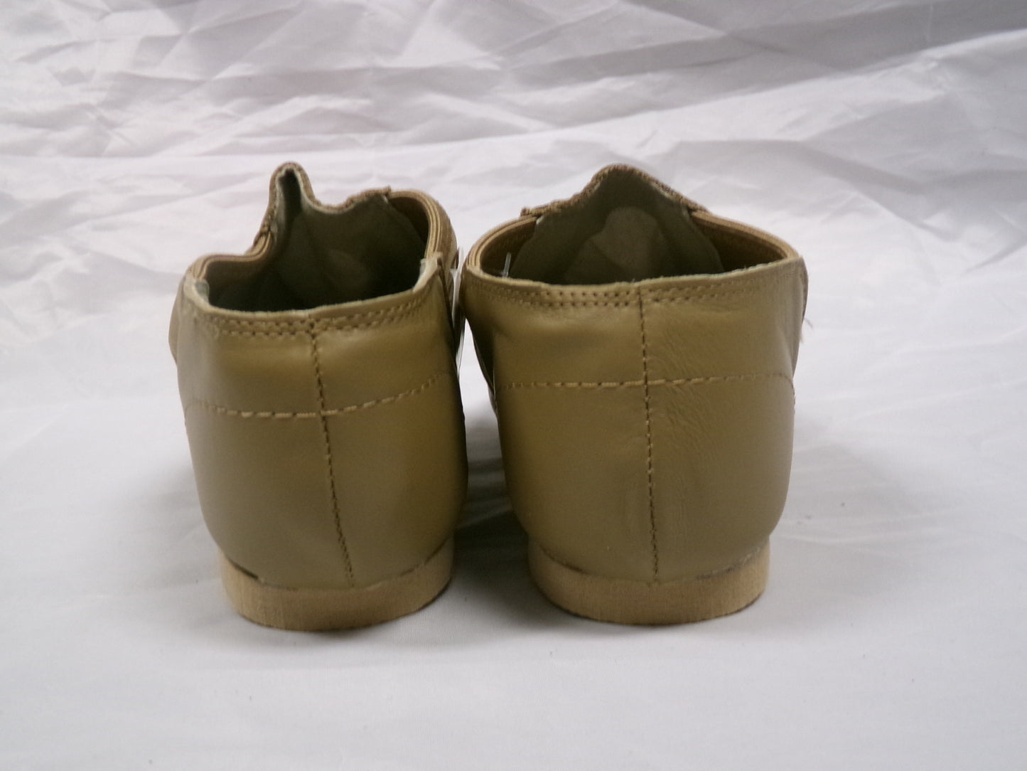 Pre-Owned Jazz Shoes Generic Youth 3M Slip On Leather Slip On Split Sole