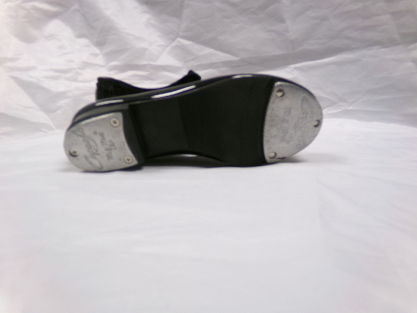 Pre-Owned Tap Shoes Capezio Big Kids 12M Tyette Man Made Elastic Student