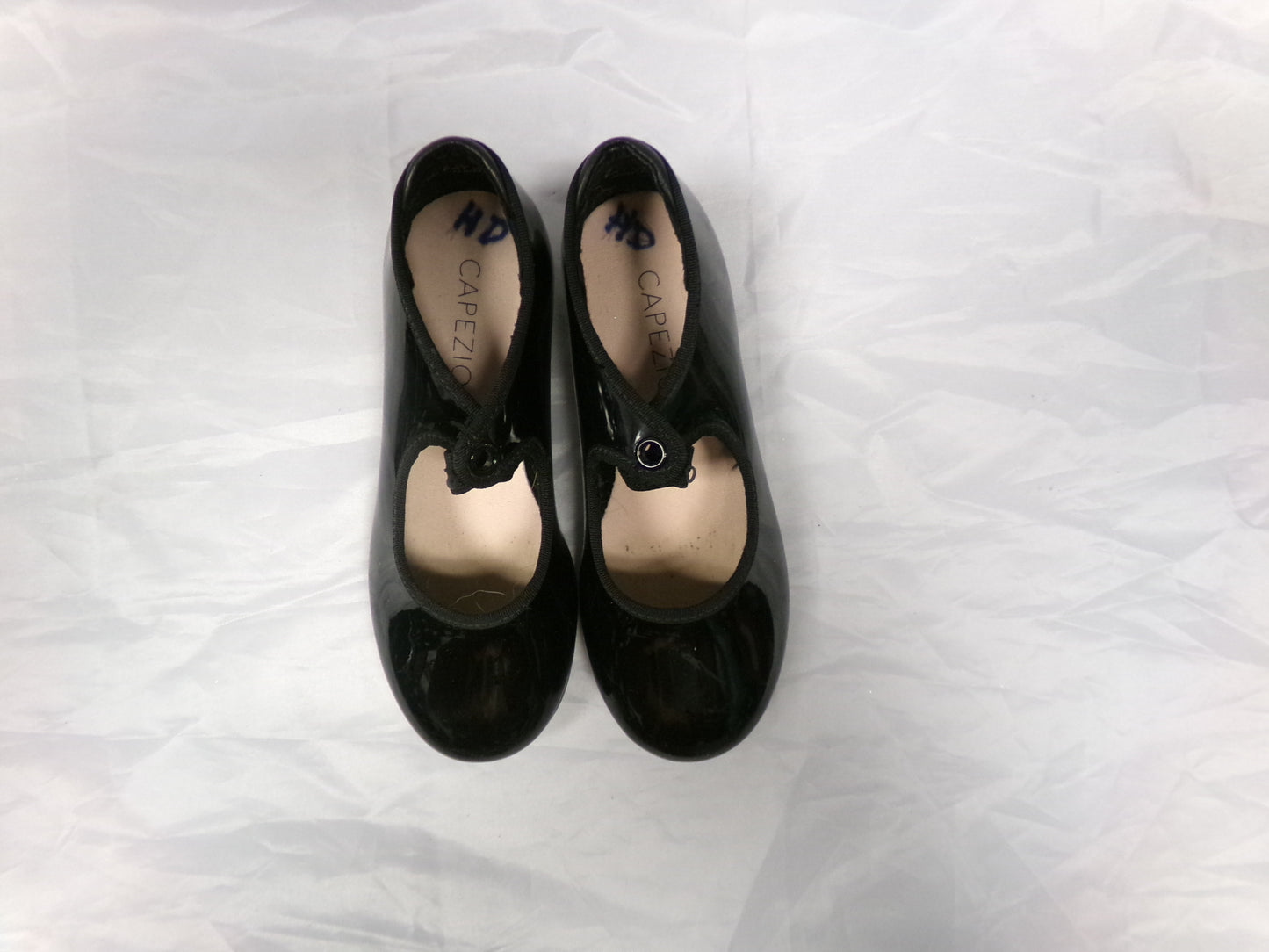 Pre-Owned Tap Shoes Capezio Big Kids 11.5M Tyette Man Made Elastic Student