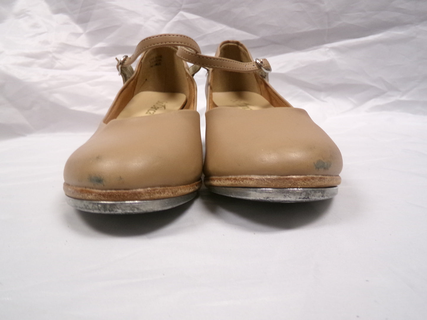 Pre-Owned Tap Shoes SoDanca Adult 4.5M Leather Buckle Tan