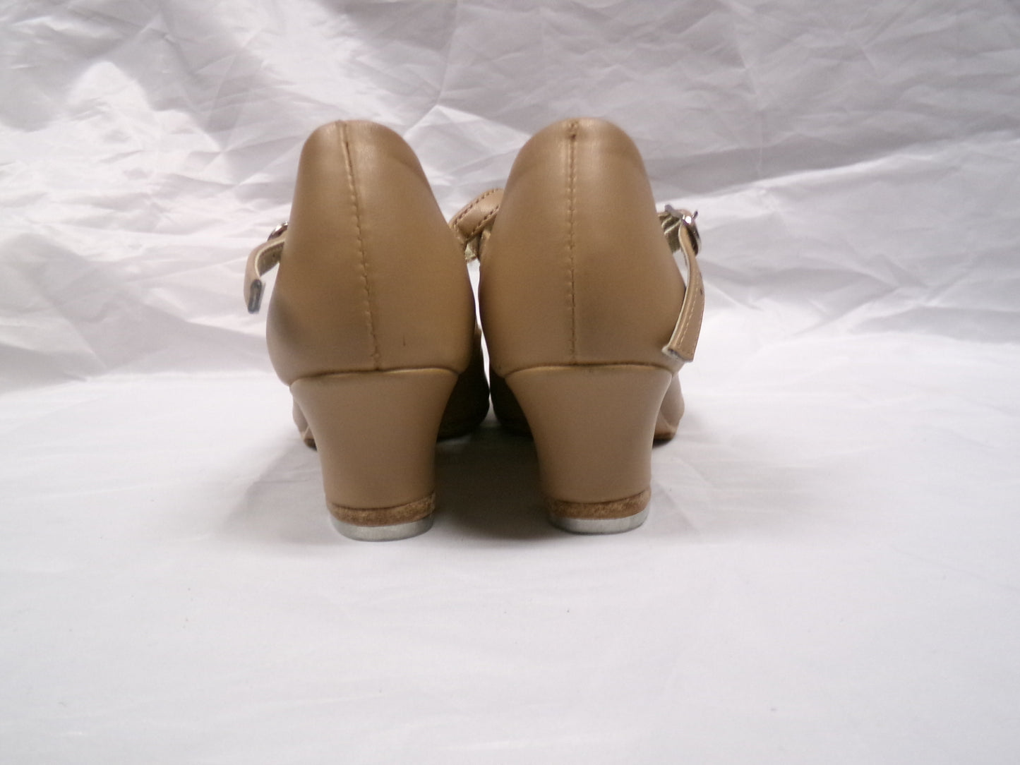 Pre-Owned Tap Shoes SoDanca Adult 4.5M Leather Buckle Tan