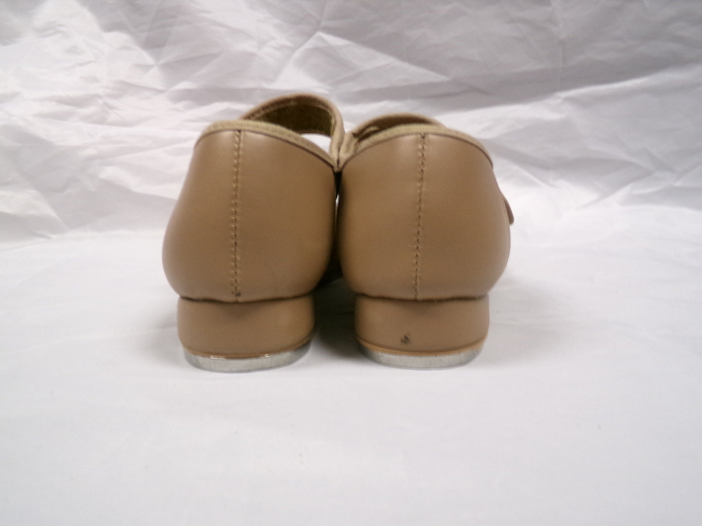 Pre-Owned Tap Shoes Youth 3M Tan So Danca TA38 Mary Jane Leather Loop Strap