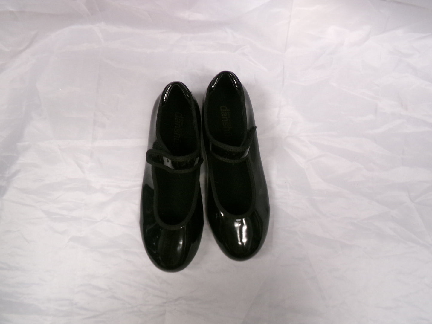 Pre-Owned Tap Shoes Danshuz Youth 2M Mary Jane Leather Easy Strap