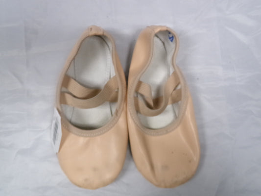 Pre-Owned Ballet Shoes Stelle Toddler 12M Leather Double Strap Full Sole