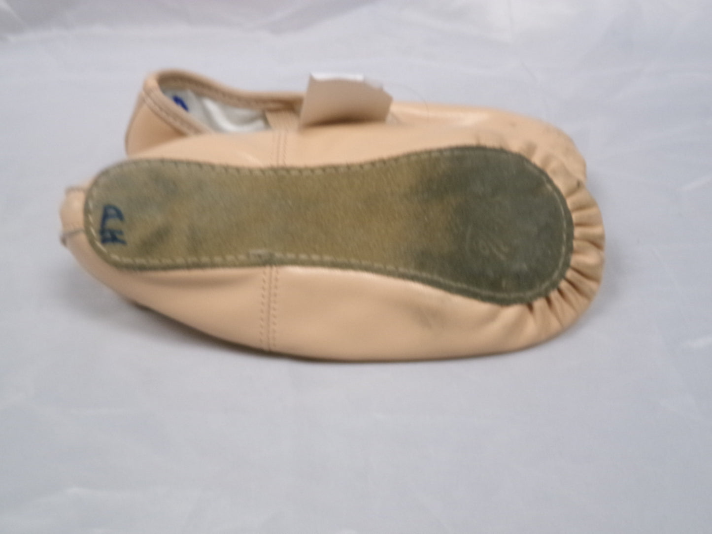 Pre-Owned Ballet Shoes Stelle Toddler 12M Leather Double Strap Full Sole