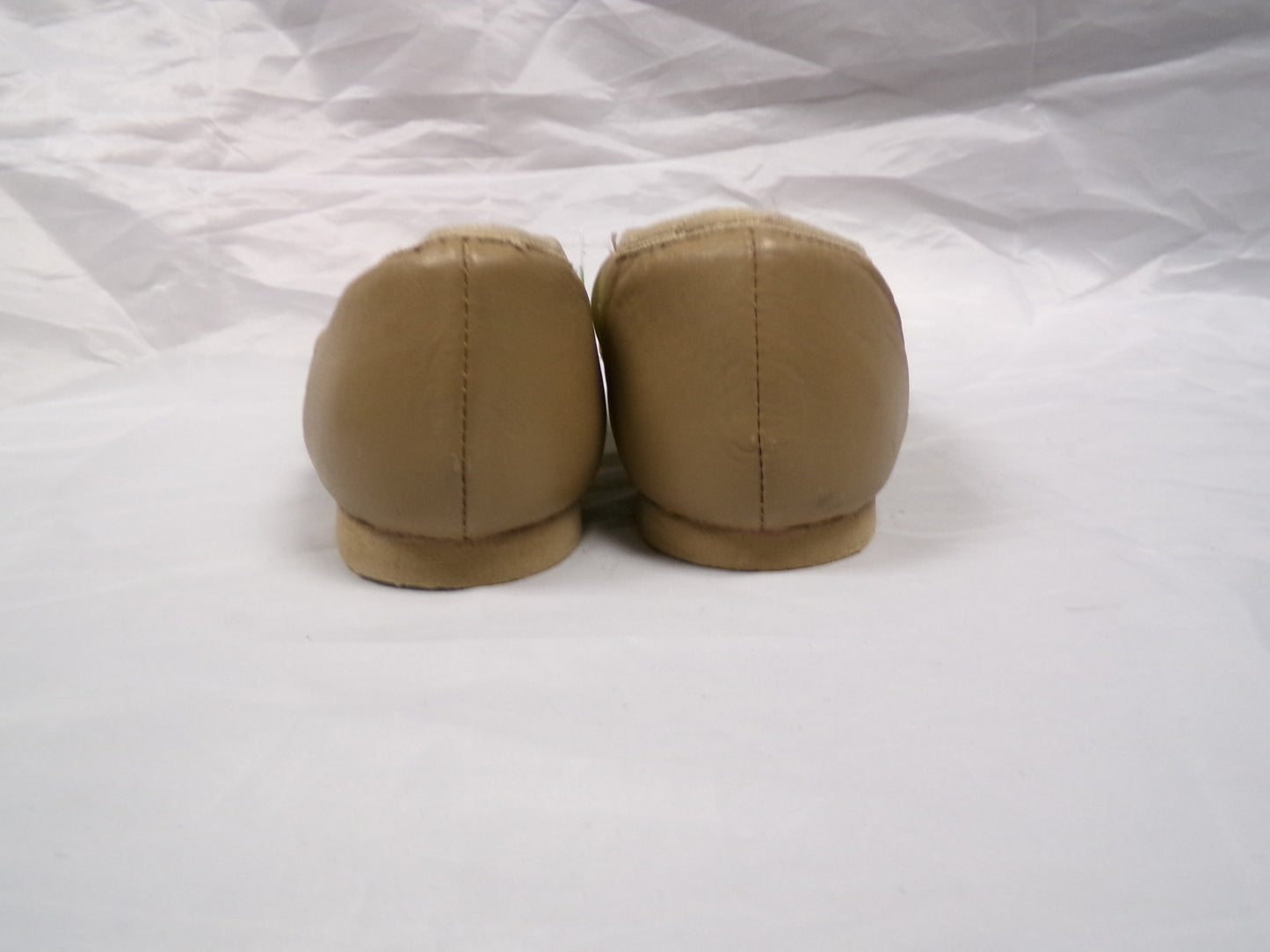 Pre-Owned Jazz Shoes Danz N Motion Tan 9158 Adult 7M Slip On Stretch Side