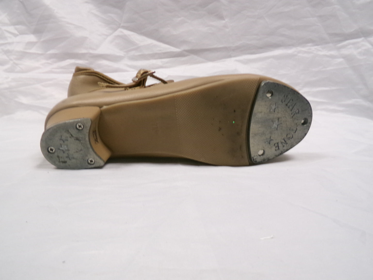 Pre-Owned Tan Tap Shoes Danshuz 752 Adult 7.5M Mary Jane Buckle