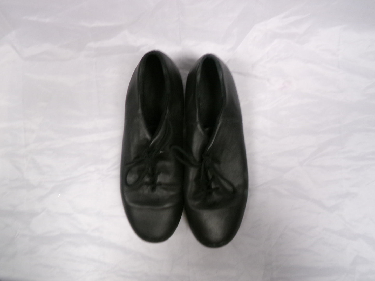 Pre-Owned Tap Shoes Capezio Adult 8.5M Oxford Leather Lace Up Full Sole