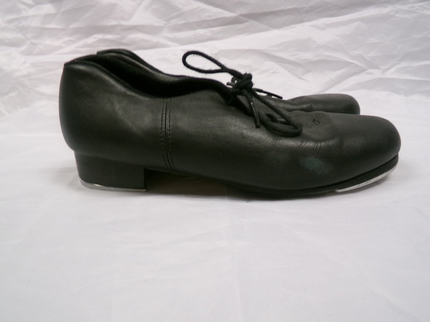 Pre-Owned Tap Shoes Capezio Adult 8.5M Oxford Leather Lace Up Full Sole