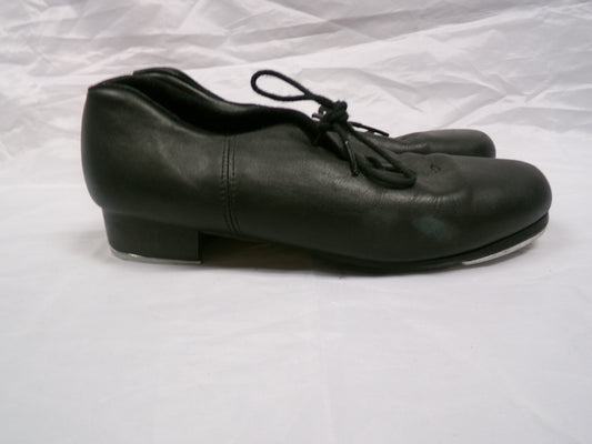 Pre-Owned Tap Shoes Capezio Adult 8M Oxford Leather Lace Up Full Sole