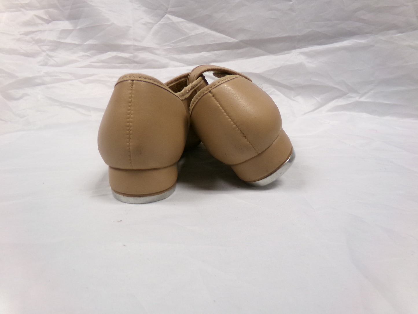 Pre-Owned Tap Shoes Youth 3M Tan So Danca TA38 Mary Jane Leather Loop Strap