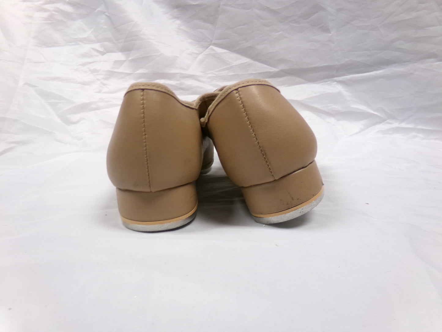 Pre-Owned Tap Shoes Youth 6M Tan So Danca TA38 Mary Jane Leather Loop Strap