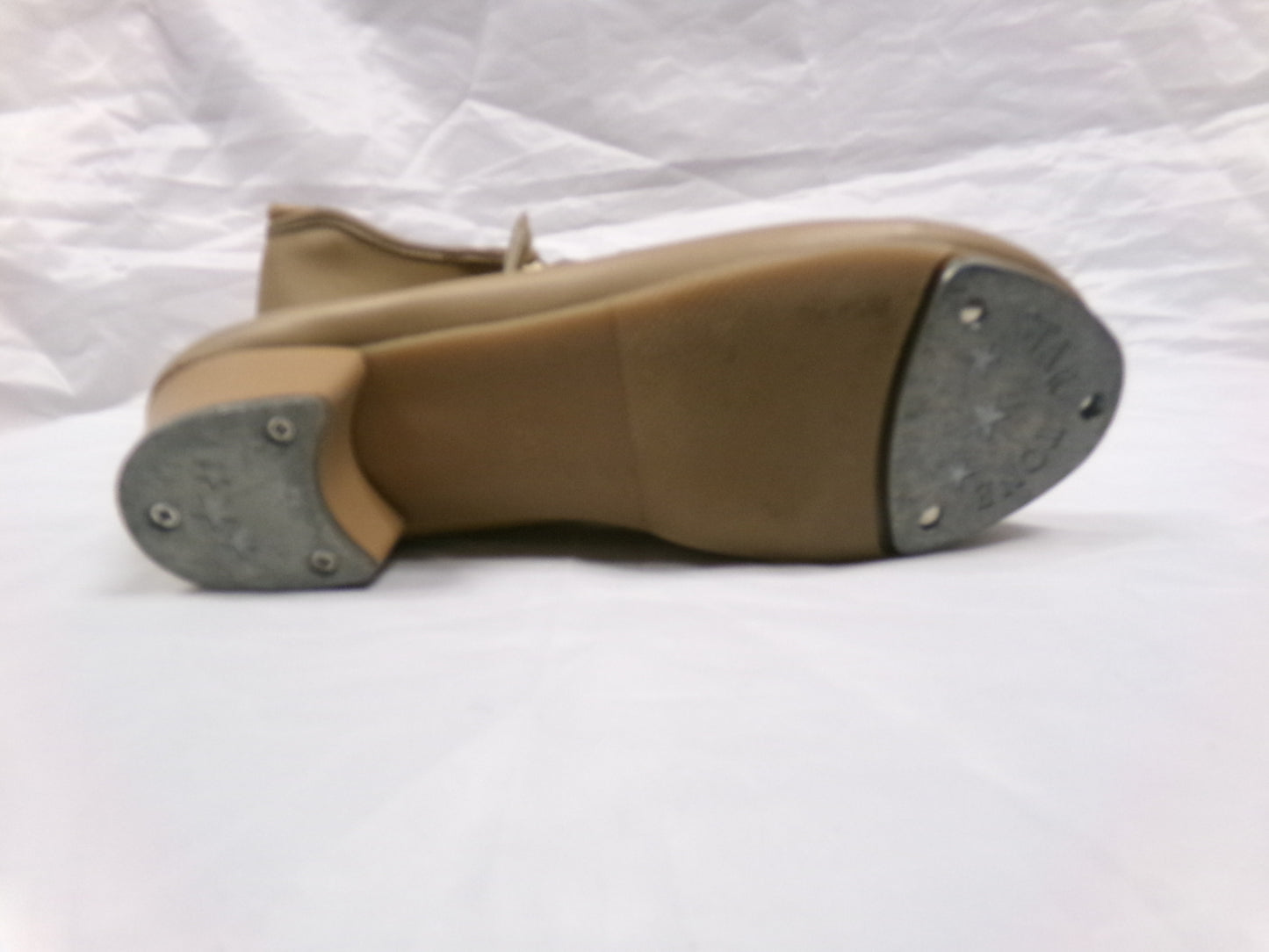 Pre-Owned Tap Shoes Danshuz 753 Adult 6.5M Tan Mary Jane Buckle