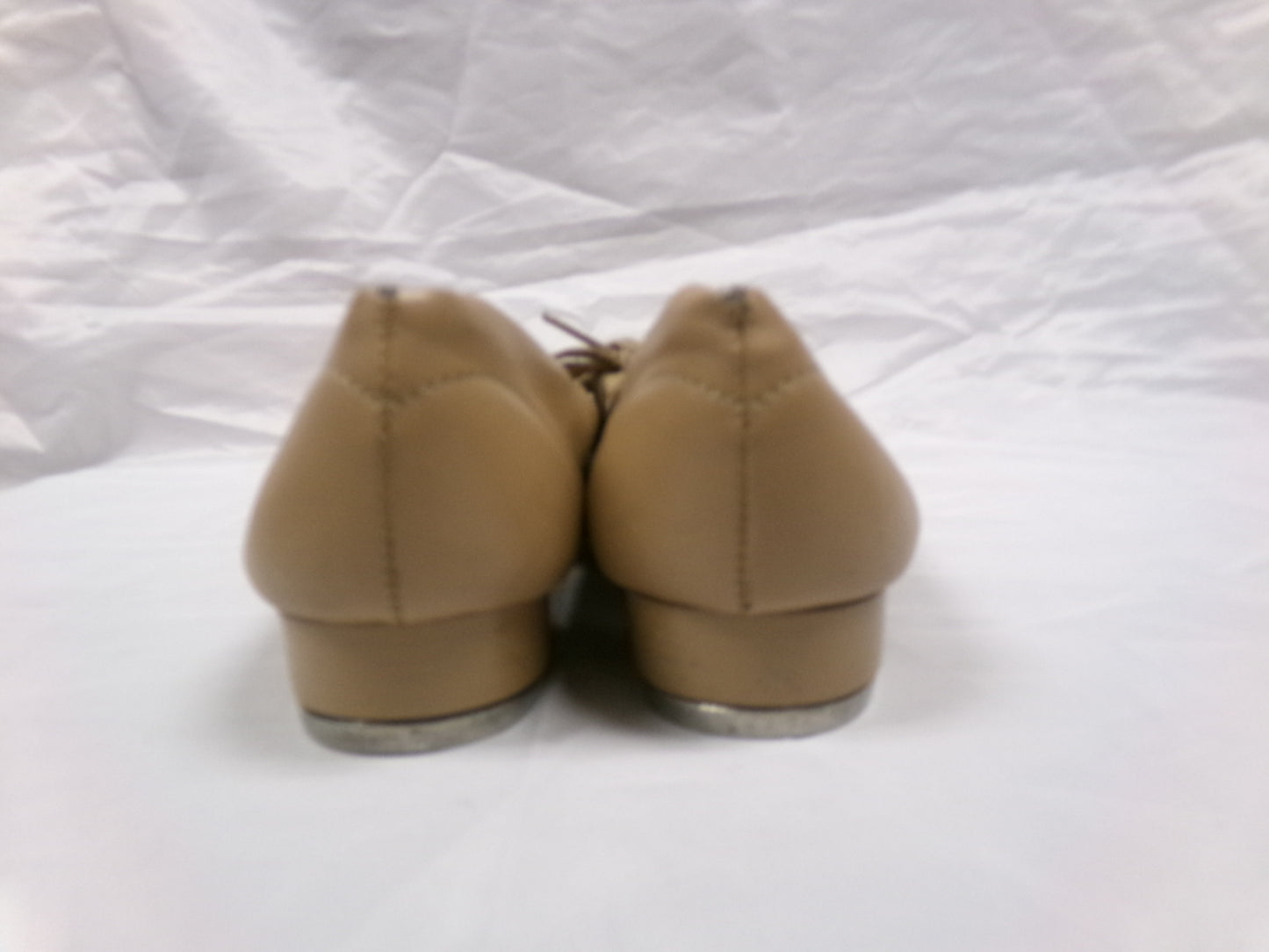 Pre-Owned Tap Shoes Tan 5.5M Capezio CG17 Oxford Full Sole