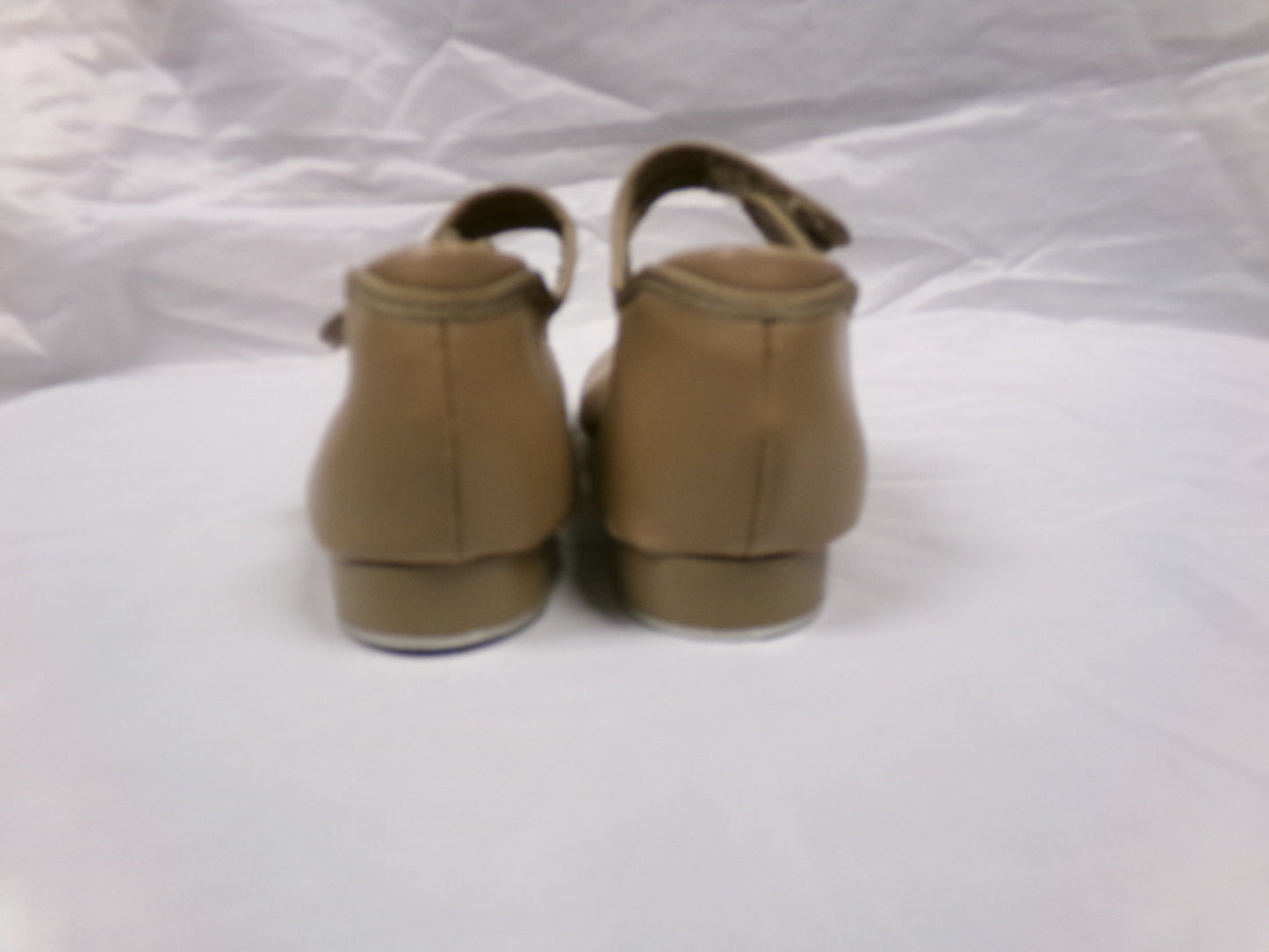 Pre-Owned Tap Shoes Danshuz 534 Toddler 13.5M Tan Mary Jane Easy Strap