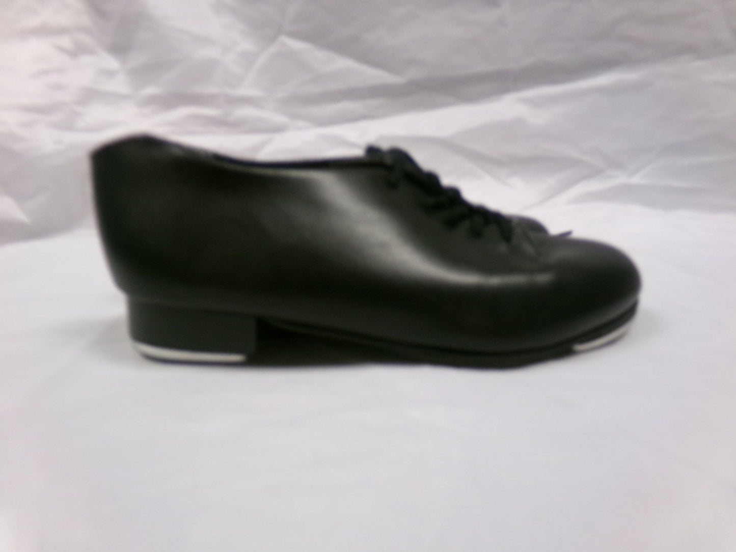 Dance Tap Shoes 1M Youth Capezio 443 Student Lace Up Black Full Sole