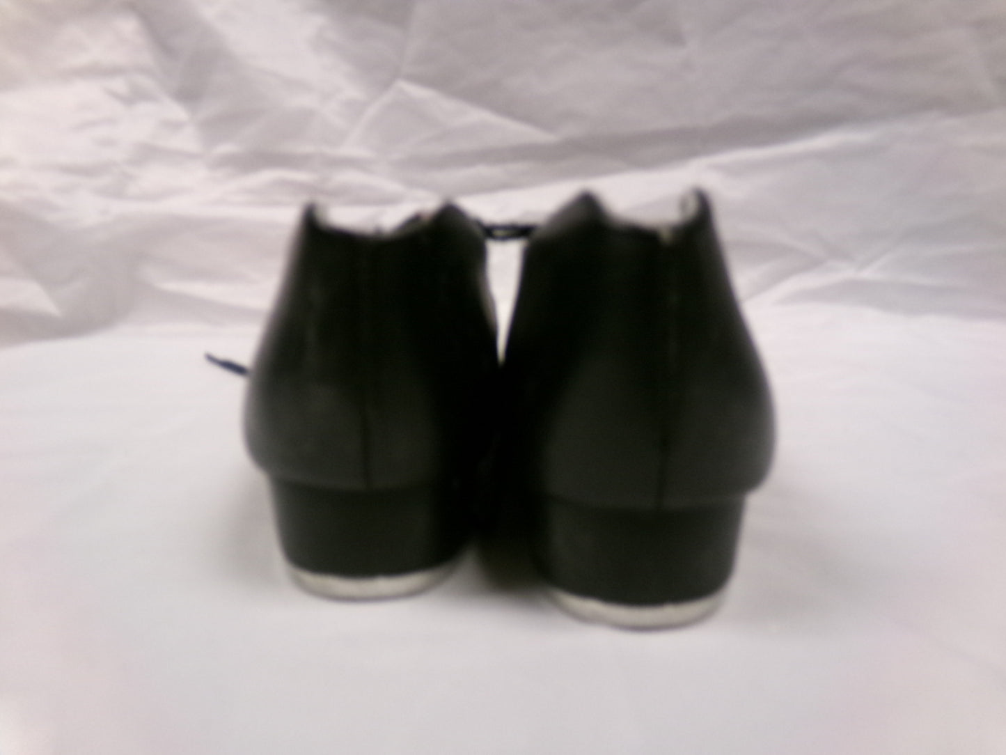 Dance Tap Shoes 1M Youth Capezio 443 Student Lace Up Black Full Sole