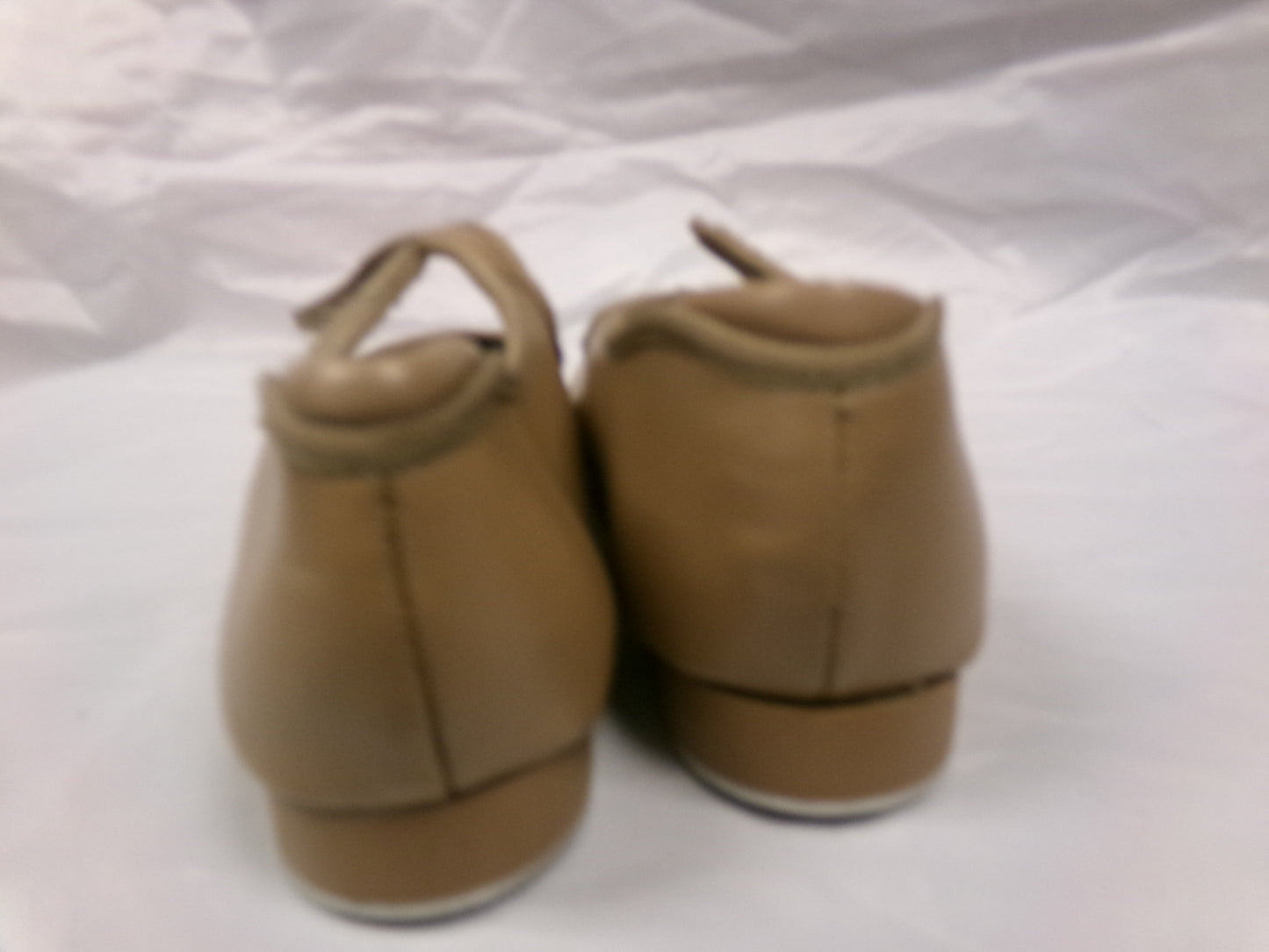 Pre-Owned Tap Shoes Danshuz 534 Youth 1.5M Tan Mary Jane Easy Strap