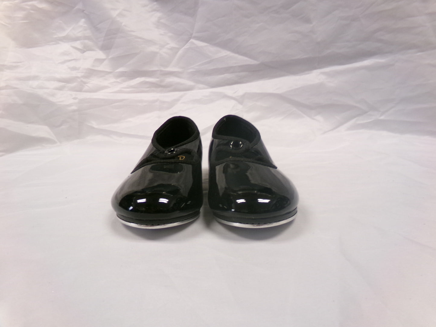 Pre-Owned Tap Shoes Dance Class Little Kid 6M Tyette Patent Black