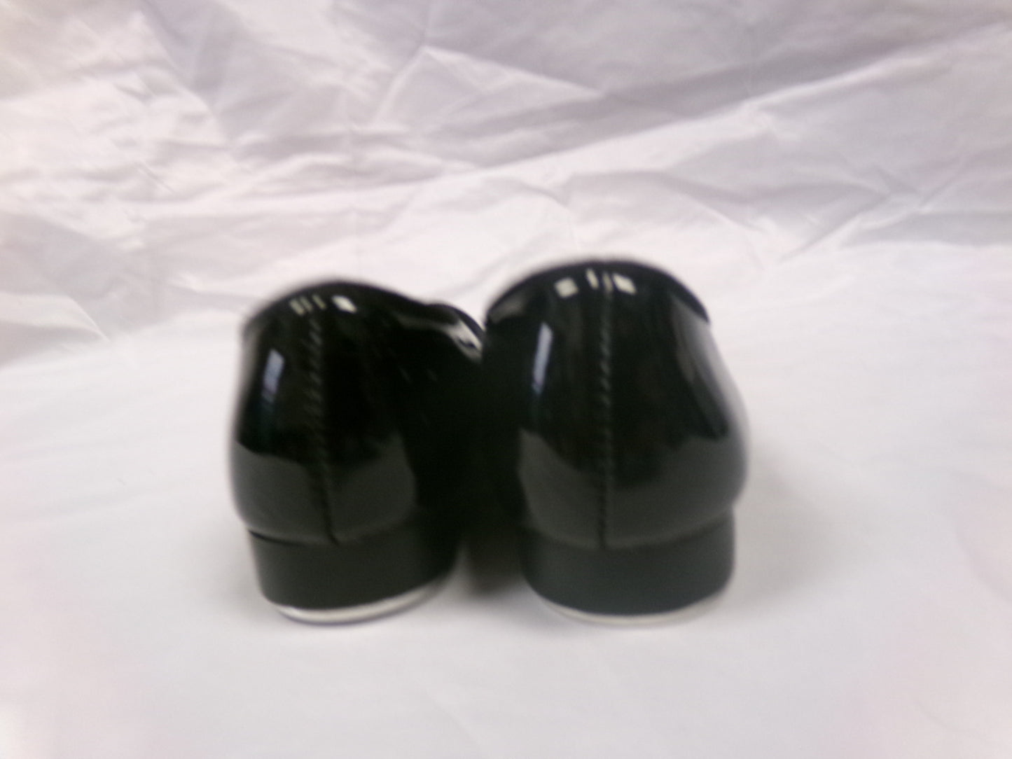 Pre-Owned Tap Shoes Dance Class Little Kid 6M Tyette Patent Black