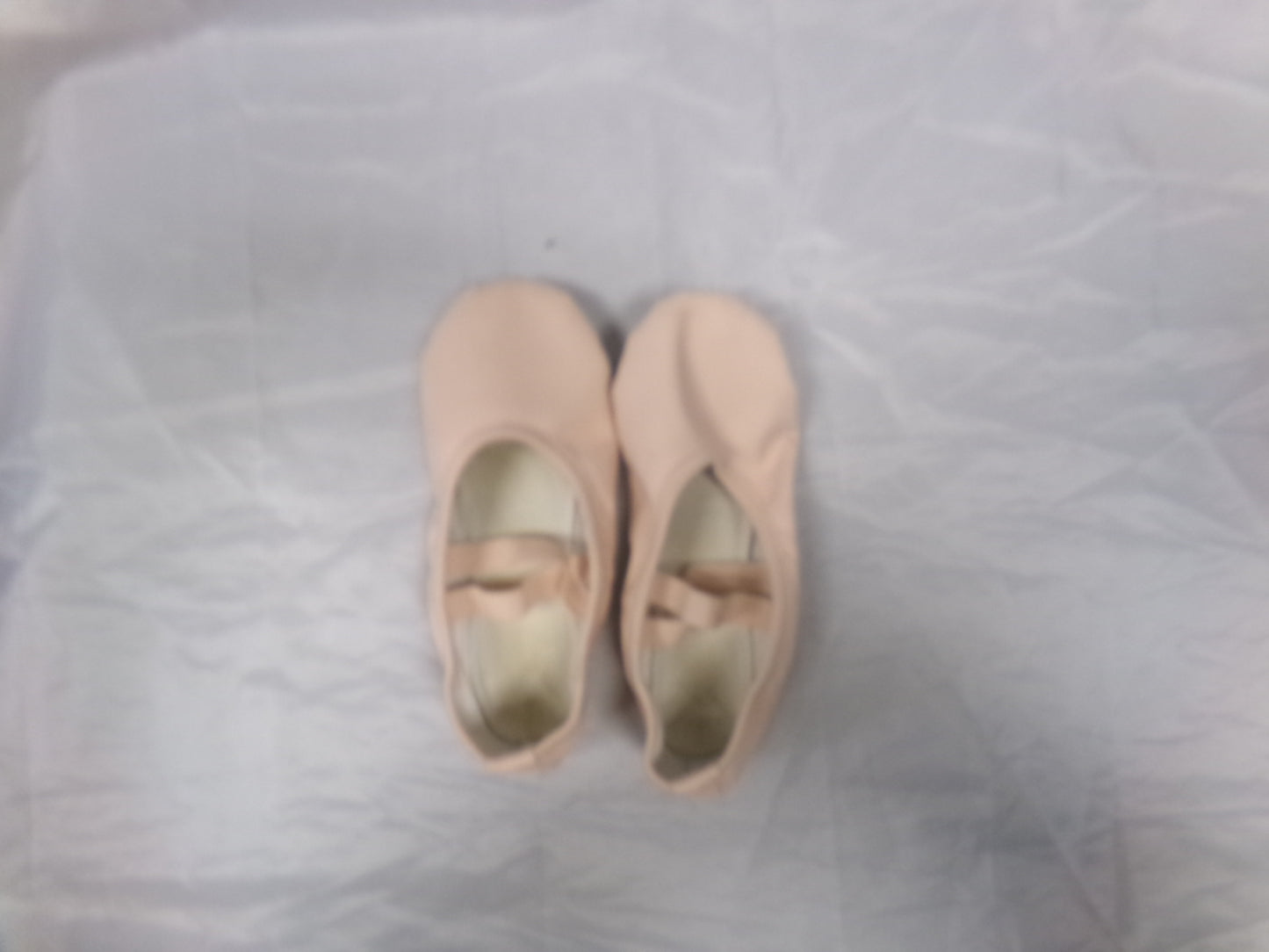 Pre-Owned Ballet Shoes Stelle Child 2M Leather Double Strap Full Sole