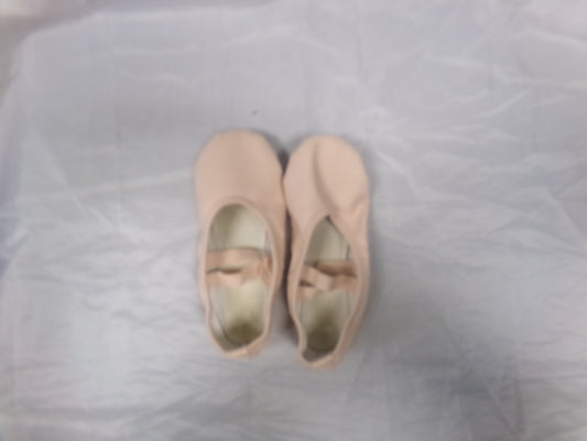 Pre-Owned Ballet Shoes Stelle Child 2M Leather Double Strap Full Sole