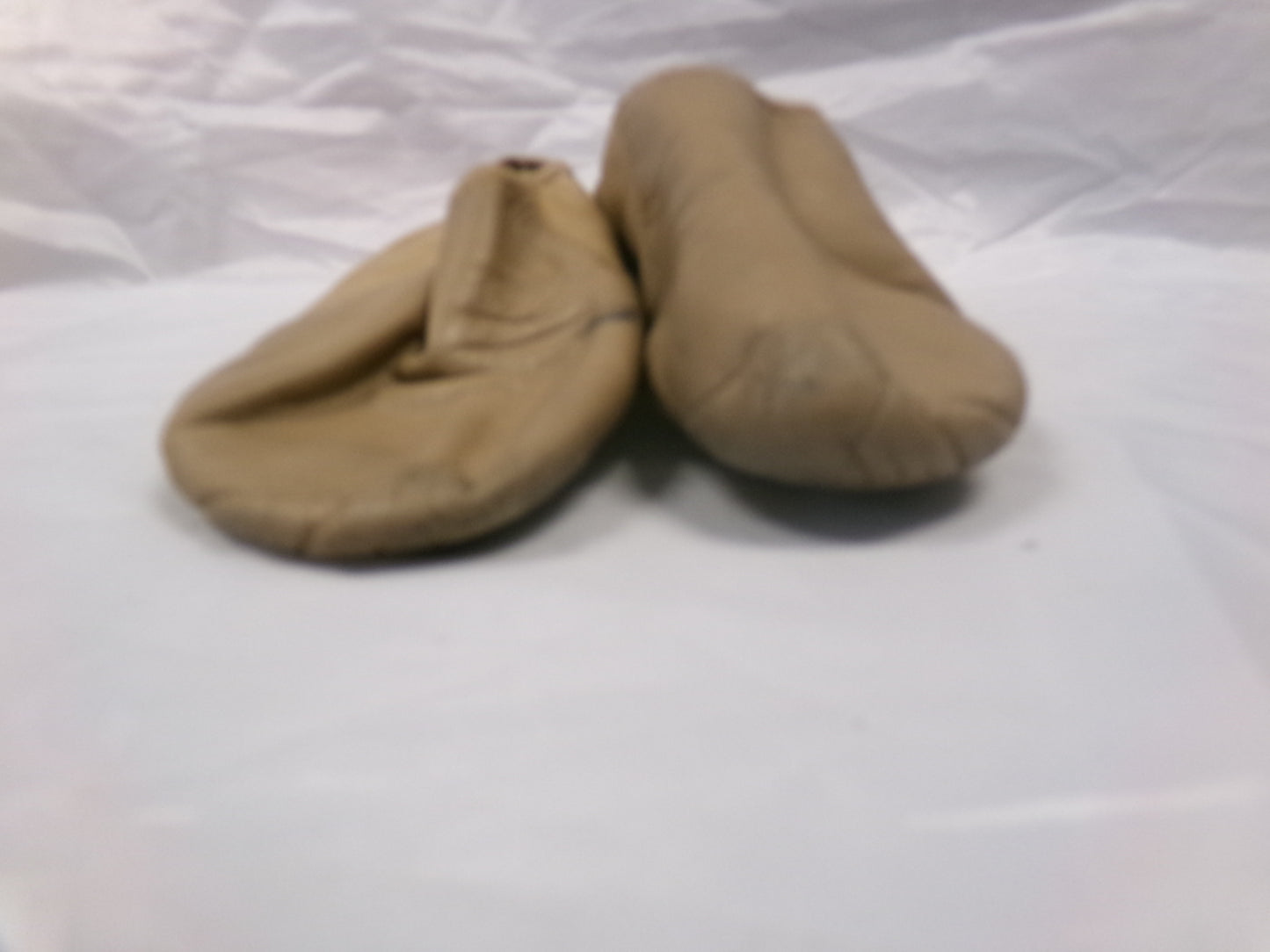 Pre-Owned Jazz Shoes Bloch Adult 5M Tan Leather Slip On Split Sole