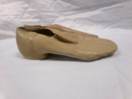 Pre-Owned Jazz Shoes So Danca 6M JZ43 Tan Adult Pull On Leather Split Sole