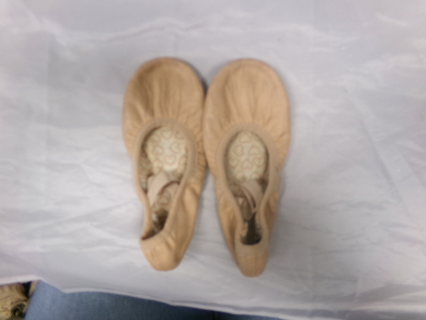 Pre-Owned Ballet Shoes Bloch Little Kid 11 Leather Single Strap Full Sole