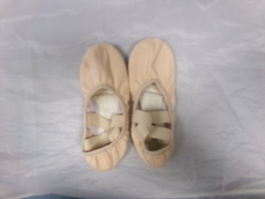Pre-Owned Ballet Shoes So Danca SD16 1.5A Youth Canvas Crossing Straps Split Sole