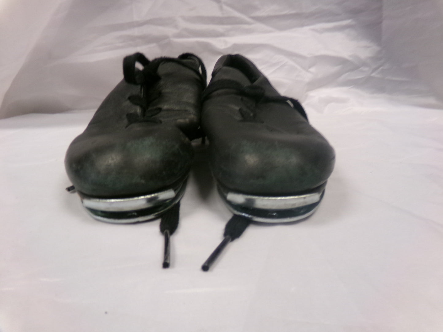 Pre-Owned Buck Clogging Shoes Steven Stompers Kids 4M Oxford Split Sole Buck Taps