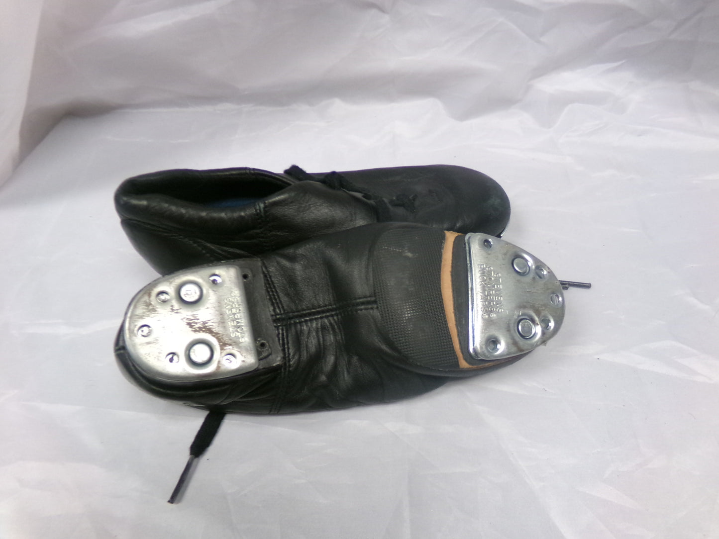 Pre-Owned Buck Clogging Shoes Steven Stompers Kids 4M Oxford Split Sole Buck Taps