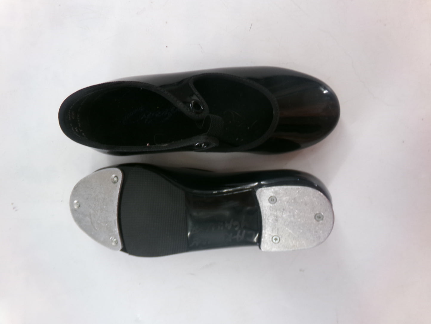 Pre-Owned Tap Shoes Capezio Big Kids 13M Tyette Man Made Elastic Student