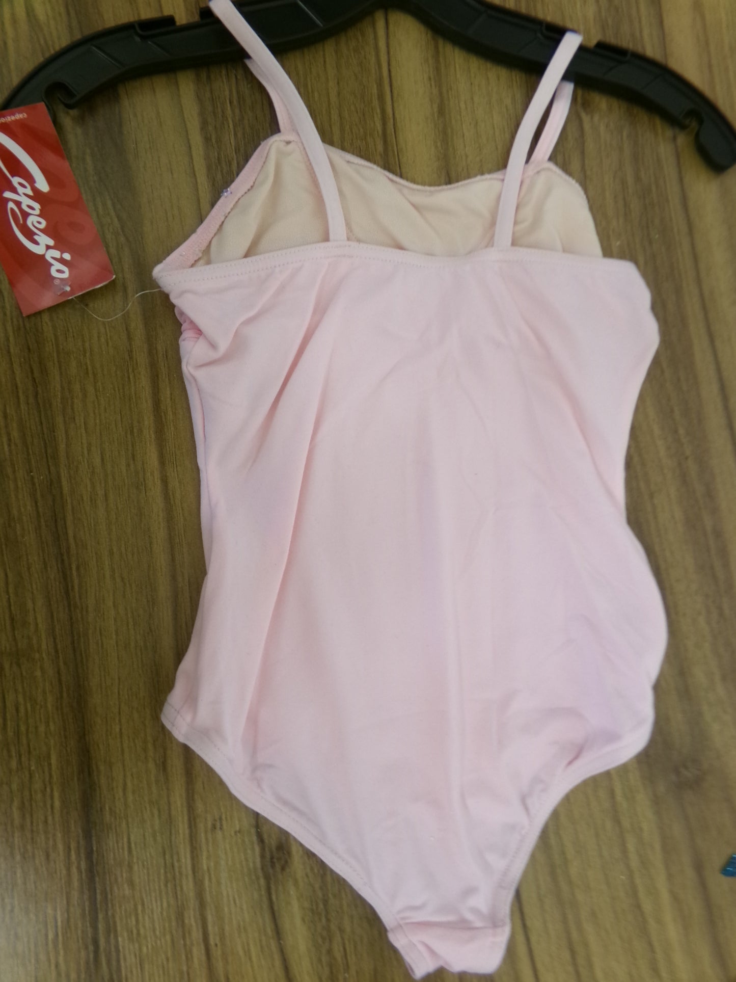 New Closeout Leotard Capezio 4054C Child Large Pink Camisole Sparkle Ballet Tap