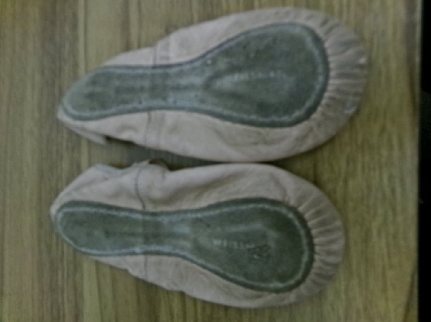 Pre-Owned Ballet Shoes Weissman W450 13M Kids Straps No Tie Full Sole