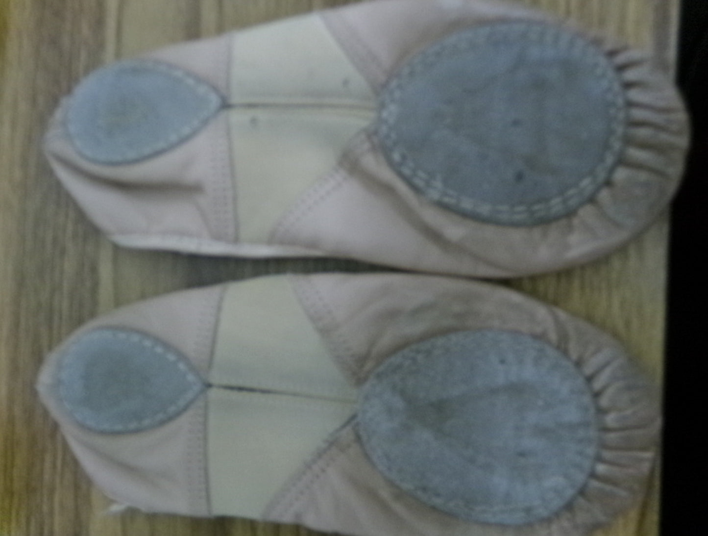 Pre-Owned Ballet Shoes Adult 5M Leather Split Sole Stretch Center