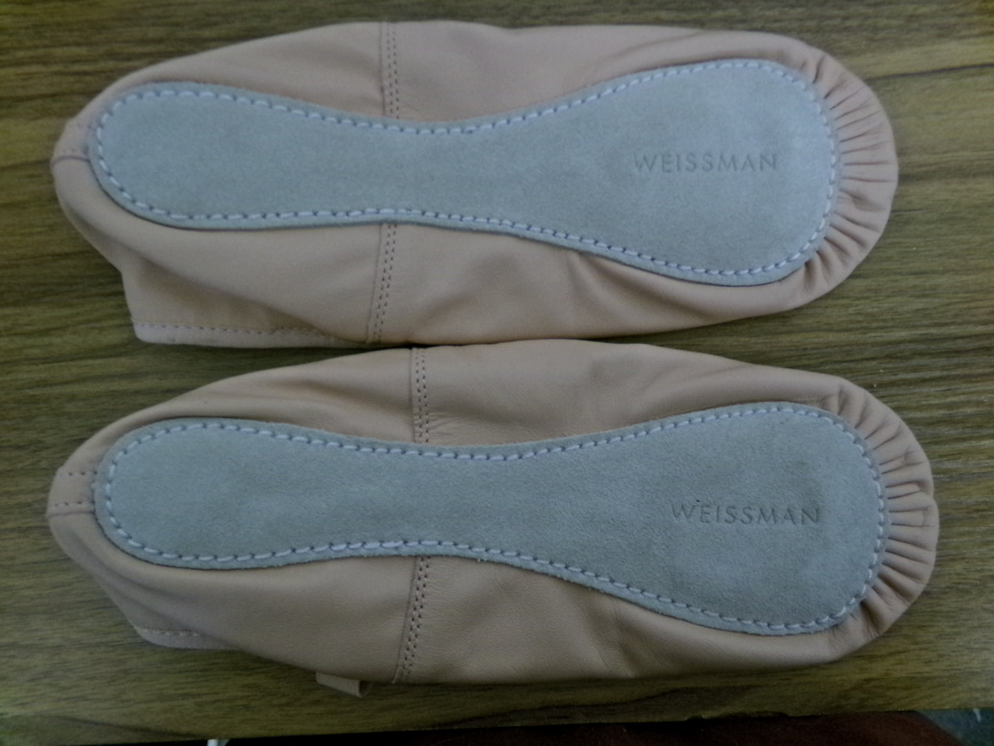 Pre-Owned Ballet Shoes Weissman Adult Women's 9.5M Leather Single Strap Full Sole