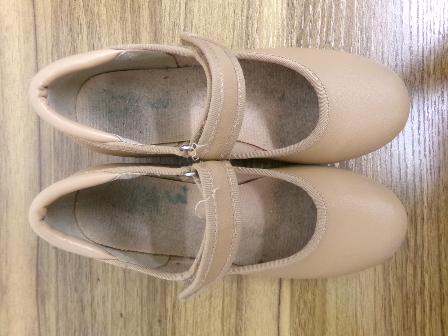 Pre-Owned Tap Shoes Girl's 13M Mary Jane Leather Easy Strap No Buckle